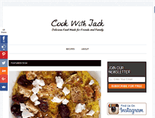 Tablet Screenshot of cookwithjack.com